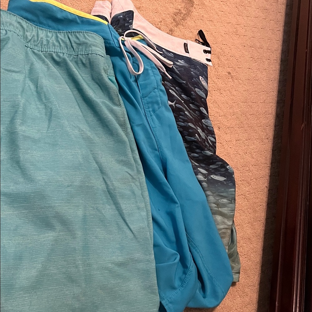 Blue and Teal Swim Shorts